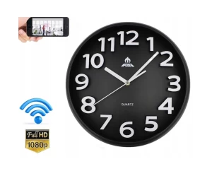  S-Talk FD-2288 Ρολόι Τοίχου Κρυφή Κάμερα FHD Live Εικόνα Μέσω Ίντερνετ με Μπαταρία (Ανιχν