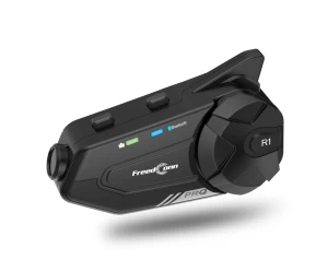  FreedConn R1 Pro Κάμερα Πορείας 2K/WiFi Αναμετάδοση/Ενδοεπικοινωνία Μονή για Κράνος Μηχαν