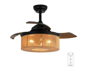 ENERGYSILENCE AERO 3600 INVISIBLE NATURAL STYLE 08624 Ανεμιστήρας Οροφής 2 Σε 1 με Τηλεχει