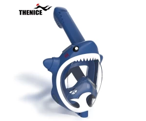  Thenice KF-6 Παιδική Μάσκα Θαλάσσης Καρχαρίας με Νεροπίστολο Full Face Snorkel Mask (XS) 