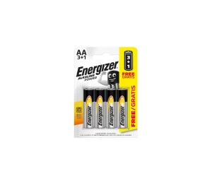 Αλκαλικές μπαταρίες 1.5V σε blister AA-LR6 3+1