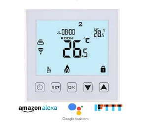  Hysen HY603 Ψηφιακός Θερμοστάτης Smart WIFI για Αέριο/Πετρέλαιο (Οθόνη Αφής/Φωνητικές Εντ