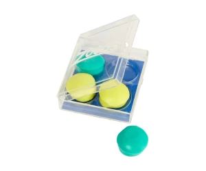 SILICONE EAR PLUGS TURQUOISE/ YELLOW ZOGGS