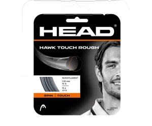 HAWK TOUCH ROUGH 1.25mm/12m BLACK ΧΟΡΔΗ TENNIS HEAD