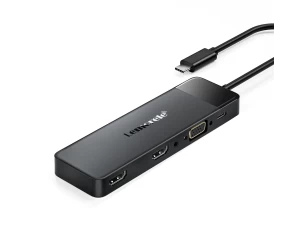  Lemorele TC94 Docking Station 10-σε-1 USB-C Hub με Triple Display (Dual HDMI + VGA), PD 1