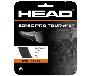 SONIC PRO TOUR 1.25mm/12m BLACK ΧΟΡΔΗ TENNIS HEAD