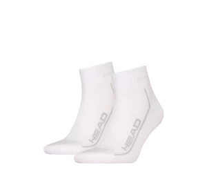 SOCKS TENNIS 2P PERFORMANCE QUARTER WHITE TENNIS HEAD