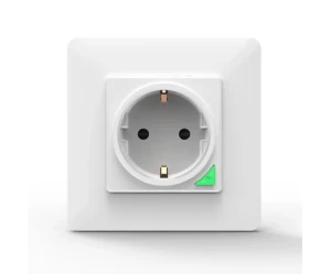  MOES WK-Y-EU-WH-MS Smart WiFi Χωνευτή Πρίζα Τοίχου (16Α) Λευκή