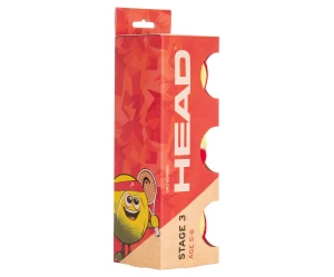 HEAD STAGE 3 RED 3 BALL ΜΠΑΛΛΑΚΙΑ TENNIS