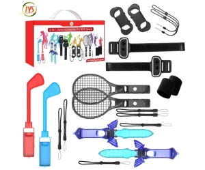  JYS NS241 Mega Bundle για Nintendo Switch και OLED (Σπαθί/Τέννις/Γκολφ/Small Grip/Leg Str