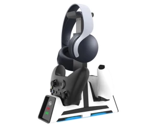  JYS P5113 Μαγνητικό Charging Dock για Controllers(PS5/PS4/Switch) και Βάση Ακουστικών