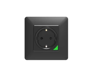  MOES WK-Y-EU-WH-MS Smart WiFi Χωνευτή Πρίζα Τοίχου (16Α) Μαύρη