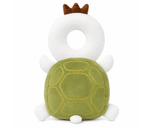  Giggles and Co. Προστατευτικό Μαξιλάρι Κεφαλιού Μωρού Green Turtle Mesh (5 έως 48 μηνών)