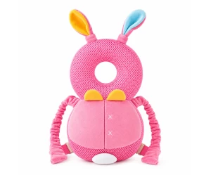  Giggles and Co. Προστατευτικό Μαξιλάρι Κεφαλιού Μωρού Pink Bunny Mesh (5 έως 48 μηνών)