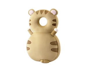  Giggles and Co. Προστατευτικό Μαξιλάρι Κεφαλιού Μωρού Brown Tiger Velvet (5 έως 48 μηνών)