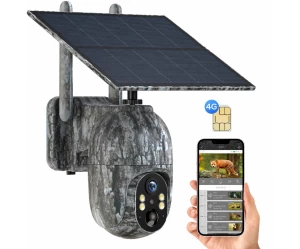  Voopeak TC27 4G Live Video με Εφαρμογή και Sun Πάνελ (Μπατ. 10400mAh/2K/Ρομποτική 355°-90