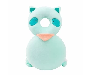  Giggles and Co. Προστατευτικό Μαξιλάρι Κεφαλιού Μωρού Green Cat Velvet (5 έως 48 μηνών)