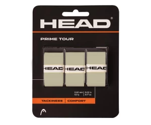 PRIME TOUR REGULAR 3X GR GREY OVERGRIP TENNIS HEAD
