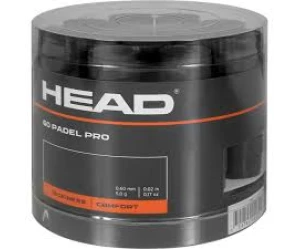 PADEL PRO 60 pcs DISPLAY BOX BLACK OVERGRIP PADEL HEAD