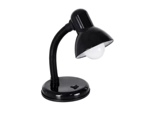 Flexi Desk Black - Επιτραπέζιο Μονόφωτο E27 Μοντέρνο Μέταλλο Μαύρο Καμπάνα - Μ12 x Π12 x Υ