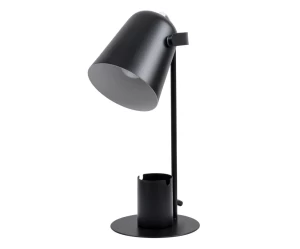 Focus Desk Black - Επιτραπέζιο Μονόφωτο E27 Μοντέρνο Μέταλλο Μαύρο Καμπάνα - Μ12 x Π15 x Υ