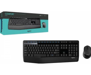 Logitech MK345 - Ασύρματο Σετ Πληκτρολόγιο & Ποντίκι USB - Αγγλικό US - Μαύρο