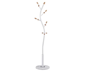 VenCore Arbor White 5520-10002 - Καλόγερος Ρούχων Μεταλλικός Λευκός 37 x 37 x 171cm