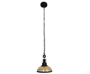VenCore Billiardo I 6089-10040 - Φωτιστικό Οροφής Μονόφωτο Κρεμαστό Μαύρο Μεταλλικό και Με