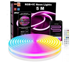 VenCore 6174-10001 - Set LED Strip RGB+IC 5m ip67 WiFi & Remote - Σετ 5 Μέτρων Ταινία LED 