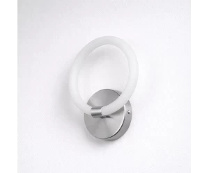 VenCore Velora Silver 6093-20051 - Μοντέρνο Επιτοίχιο Φωτιστικό Απλίκα LED 12W Ασημί Αλουμ