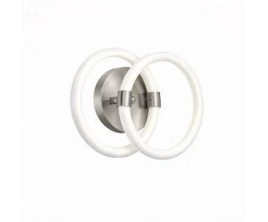VenCore Vireon Silver 6093-20059 - Μοντέρνο Επιτοίχιο Φωτιστικό Απλίκα LED 12W Ασημί Αλουμ