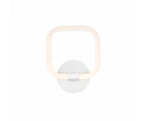 VenCore Seren White 6093-20062 - Μοντέρνο Επιτοίχιο Φωτιστικό Απλίκα LED 12W Λευκό Αλουμίν
