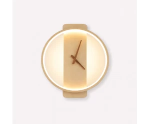 VenCore Chronor Gold 6093-20085 - Μοντέρνο Επιτοίχιο Φωτιστικό Απλίκα LED 12W Χρυσό Αλουμί