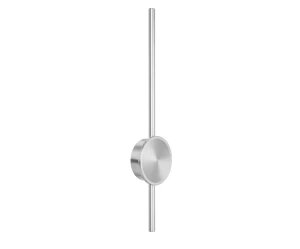 VenCore Axion Silver 6093-20096 - Μοντέρνο Επιτοίχιο Φωτιστικό Απλίκα LED 12W Ασημί Αλουμί