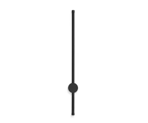 VenCore Serenor Black 6093-20126 - Μοντέρνο Επιτοίχιο Φωτιστικό Απλίκα LED 7W Μαύρο Αλουμί