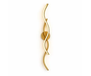 VenCore Serelis Gold 6093-20145 - Μοντέρνο Επιτοίχιο Φωτιστικό Απλίκα LED 80CM 14W Χρυσό Α