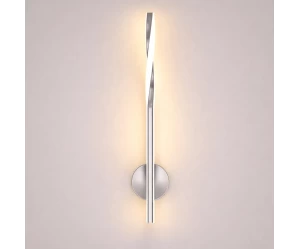VenCore Twynor Silver 6093-20156 - Μοντέρνο Επιτοίχιο Φωτιστικό Απλίκα LED 40CM 10W Ασημί 