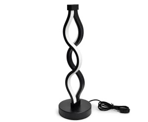 VenCore Heliora Black 2792-20009 - Μοντέρνο Επιτραπέζιο Φωτιστικό LED USB 8W 5 Volt Μαύρο 