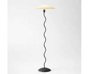 VenCore Curion Black 6091-20009 - Μοντέρνο Επιδαπέδιο Φωτιστικό Μονόφωτο Μαύρο Αλουμίνιο κ