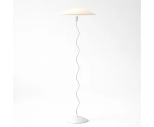 VenCore Curion White 6091-20010 - Μοντέρνο Επιδαπέδιο Φωτιστικό Μονόφωτο Λευκό Αλουμίνιο κ