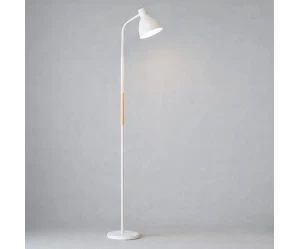 VenCore Orin White 6091-20016 - Μοντέρνο Επιδαπέδιο Φωτιστικό Μονόφωτο Λευκό Αλουμίνιο και