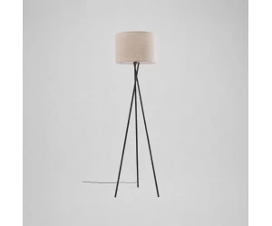 VenCore Elor Black 6091-20019 - Μοντέρνο Επιδαπέδιο Φωτιστικό Μονόφωτο Μαύρο Αλουμίνιο και