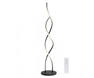VenCore Helix Black 6091-20023 - Μοντέρνο Επιδαπέδιο Φωτιστικό LED 20W Μαύρο Αλουμίνιο - Ρ