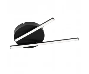 VenCore Crossline Black 7741-20013 - Μοντέρνο Φωτιστικό Οροφής Πλαφονιέρα LED 32W Μαύρο Αλ