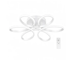 VenCore Lumeo White 7741-20022 - Μοντέρνο Φωτιστικό Οροφής Πλαφονιέρα LED 60W Λευκό Αλουμί
