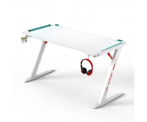 VenCore 2730-10010 - Gaming Desk 140x60x74cm White - Μοντέρνο Γραφείο Gaming VenCore Μοριο