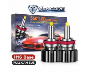VenCore 3126-10208 - H16 - Ζεύγος Λαμπτήρων LED για Βάση H16 Κυρίως Φωτισμού Αυτοκινήτου η