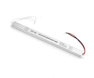VenCore 6614-50005 - Aluminium Ultra Slim Power Supply 60W 12V 5A - Τροφοδοτικό Αλουμινίου