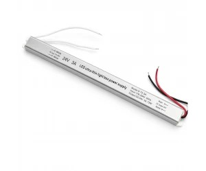 VenCore 6614-50008 - Aluminium Ultra Slim Power Supply 72W 24V 3A - Τροφοδοτικό Αλουμινίου