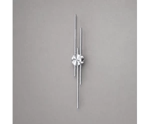 VenCore Stravon Silver 6093-20112 - Μοντέρνο Επιτοίχιο Φωτιστικό Απλίκα LED 60CM 12W Ασημί
